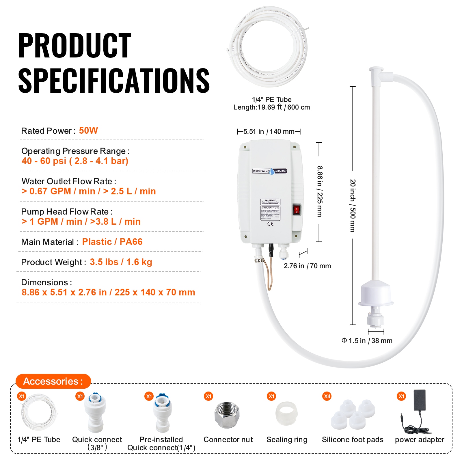 Bottled Water Dispenser Pump System For Coffee And Tea Machines_voghion.com